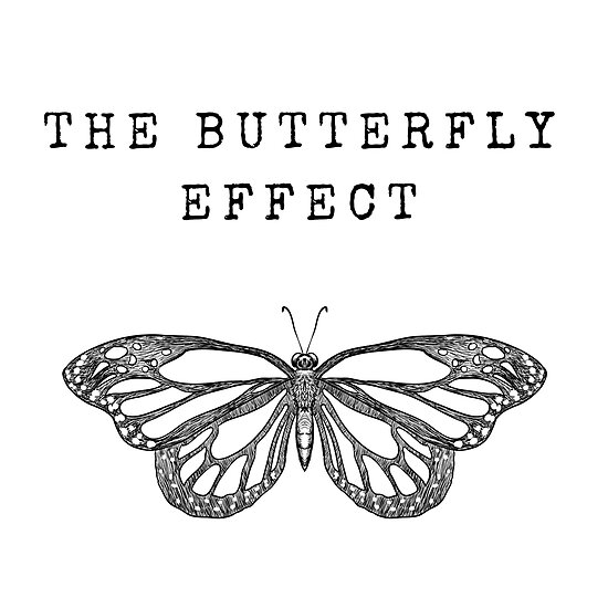 "The Butterfly Effect (Black)" Poster by JStuartArt Redbubble