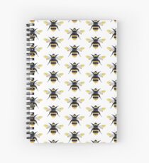 Bumble Bee Watercolor Spiral Notebook