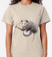 Possum Playing Banjo Classic T-Shirt