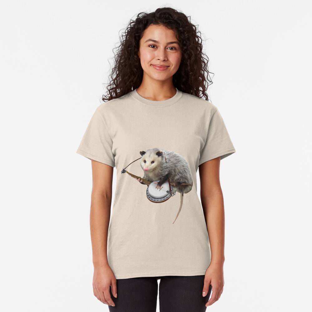 Possum Playing Banjo Classic T-Shirt