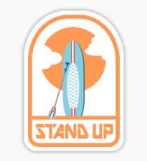 Stand up paddle boarding Sticker