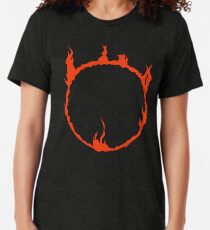 Dark Sign - Red Tri-blend T-Shirt