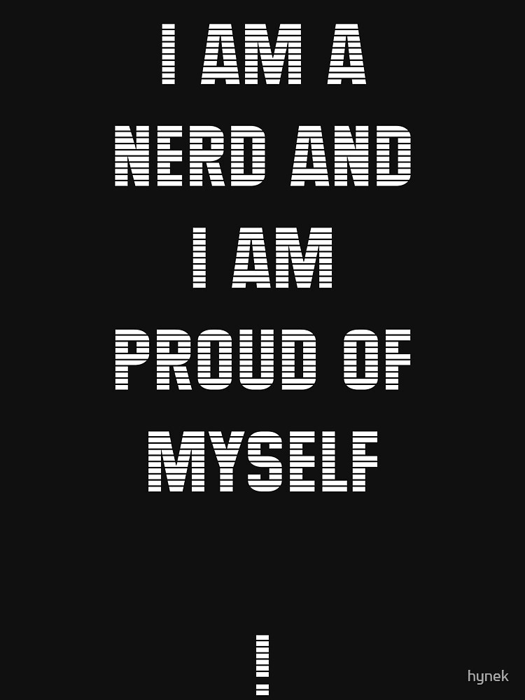 Nerd (White Text) by hynek
