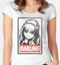 Liebling 02 Gehorchen Tailliertes Rundhals-Shirt