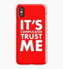 TRUST ME iPhone Case