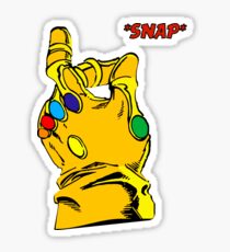 SNAP THANOS INFINITY WAR infinity gauntlet Sticker