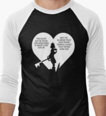 Kingdom hearts sora quote Men's Baseball ¾ T-Shirt