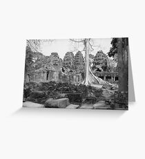 Ta Phrom Temple, Angkor Wat, Cambodia Greeting Card