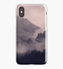 HIDDEN HILLS (mauve) / Bregenz Forest, Austria iPhone Case