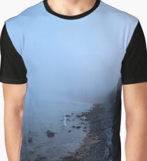 Fog Settling over Ingonish Beach Graphic T-Shirt