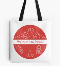 Set of Japan traditional design elements. Tote Bag