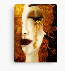 Klimt Golden Tears Canvas Print