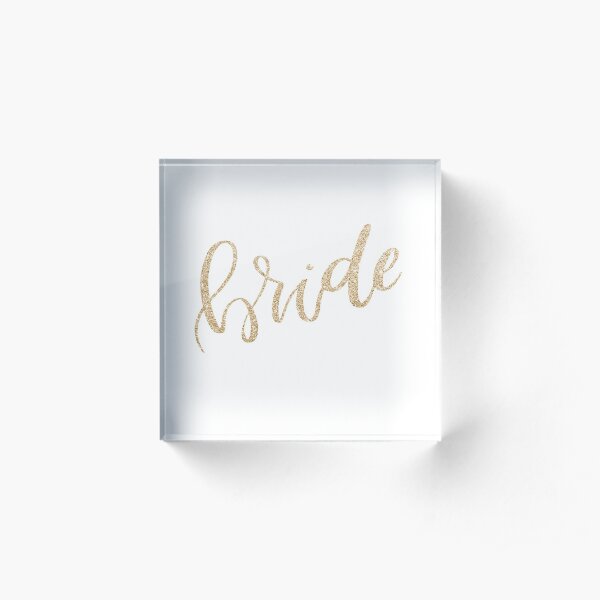 Bride by Alice Monber Acrylic Block