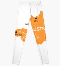 austria map Leggings