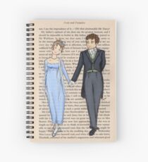 Elizabeth Bennet and Mr Darcy Spiral Notebook