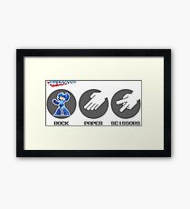 Rock Paper Scissors Framed Print