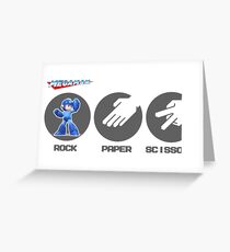 Rock Paper Scissors Greeting Card