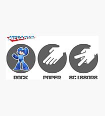 Rock Paper Scissors Photographic Print