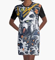Nu Gundam Awesome Graphic T-Shirt Dress