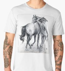 "Rawhide" by Maxime Xavier Men's Premium T-Shirt