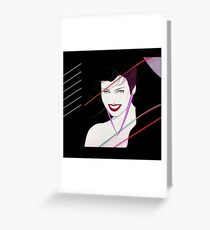 Duran Duran - Rio 80s synthpop music vintage underground vinyl artwork Greeting Card