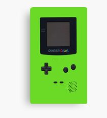 green game boy Canvas Print