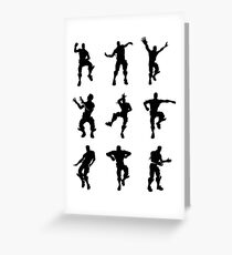 Fortnite Dances - small Greeting Card