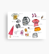 Packing with Kylo Canvas Print