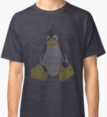 Linux - Penguin Bash Commands Classic T-Shirt
