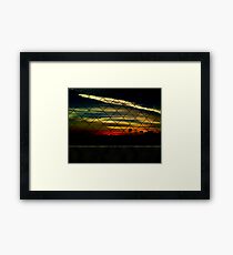 Weeping in his sorry prison, he bowed his head and swore to his sweet Ma and his God he'd do better Framed Print