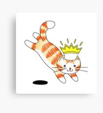 Crown Kat Canvas Print
