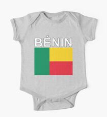 Benin Flag National Pride Design One Piece - Short Sleeve