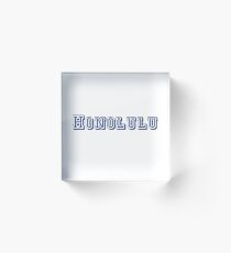 Honolulu Acrylic Block