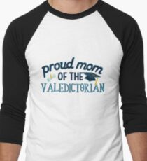 Mom High School Valedictorian Graduation T Shirt Gift Mother Men's Baseball ¾ T-Shirt