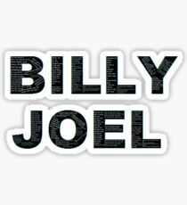 Billy Joel Lyrics Sticker