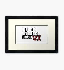 Grand Theft Auto VI (6) Framed Print