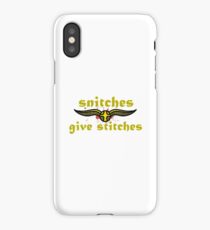 Snitches Give Stitches iPhone Case