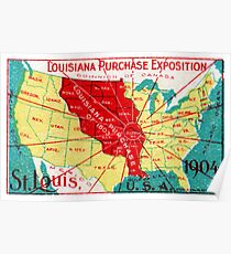 1904 Louisiana Kauf Ausstellung Poster