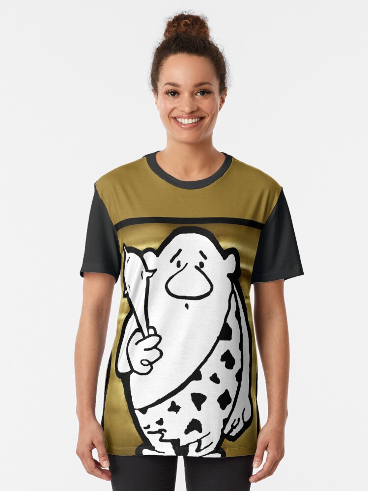Alternate view of SCRATCH, The Original Caveman Graphic T-Shirt