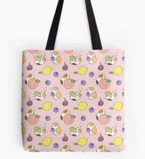 Guinea pigs with fruits pattern Tote Bag