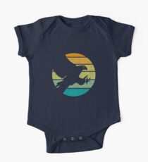 American Bald Eagle - Retro Sunset One Piece - Short Sleeve