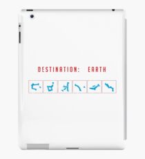 Destination symbols white background iPad Case/Skin