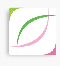 Pink and Green by FreddiJr Canvas Print