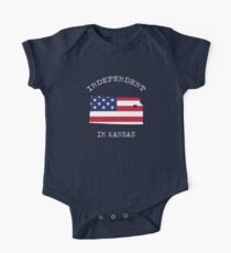 Kansas-Unabhängigkeitstag am 4. Juli Hemd Baby Body Kurzarm