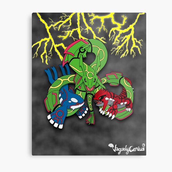 Rayquaza, Kyogre, & Groudon - Hoenn Remake Ahoy! Metal Print
