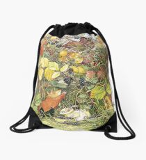 Blackberry picking Drawstring Bag