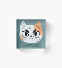 Troublemaker Acrylic Block