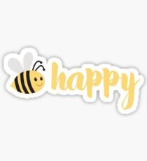 Bee Happy Sticker