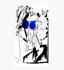 Jäger im Blues Fotodruck