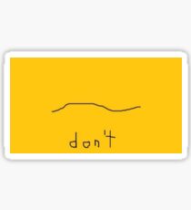 don't flag Sticker